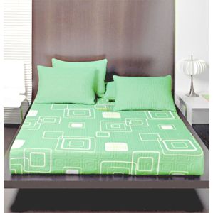 Forbyt Prikrývka na posteľ s návleky, Yanni, zelený, 240 x 260 cm zelená  240 x 260 cm + 2 ks 40 x 40 cm